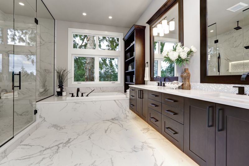 Contemporary Bathroom with Neutral Tones